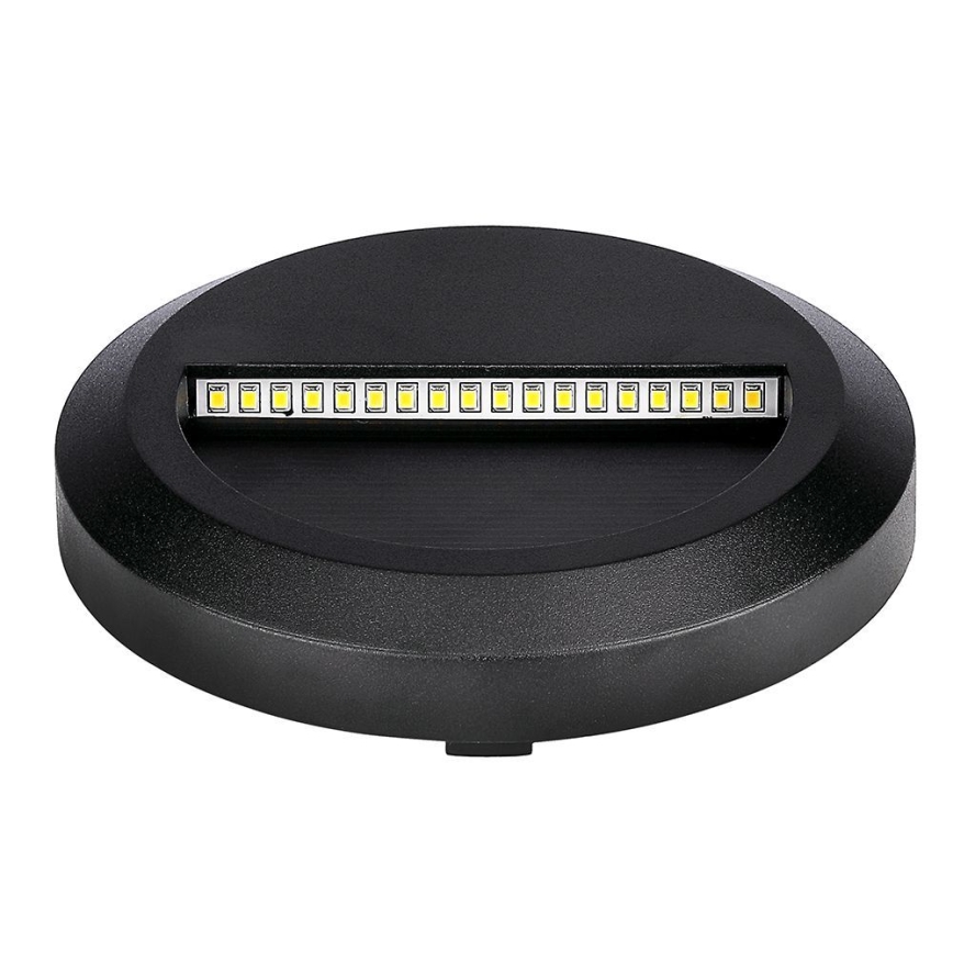 LED Екстериорна лампа за стълбище LED/2W/230V IP65 3000K черна