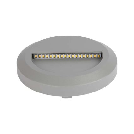 LED Екстериорна лампа за стълбище LED/2W/230V IP65 3000K сива