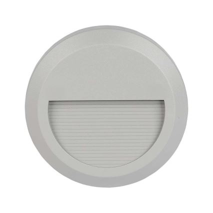 LED Екстериорна лампа за стълбище LED/2W/230V IP65 3000K сива