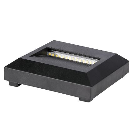 LED Екстериорна лампа за стълбище LED/2W/230V IP65 4000K черна
