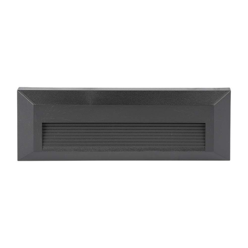 LED Екстериорна лампа за стълбище LED/3W/230V IP65 4000K черна