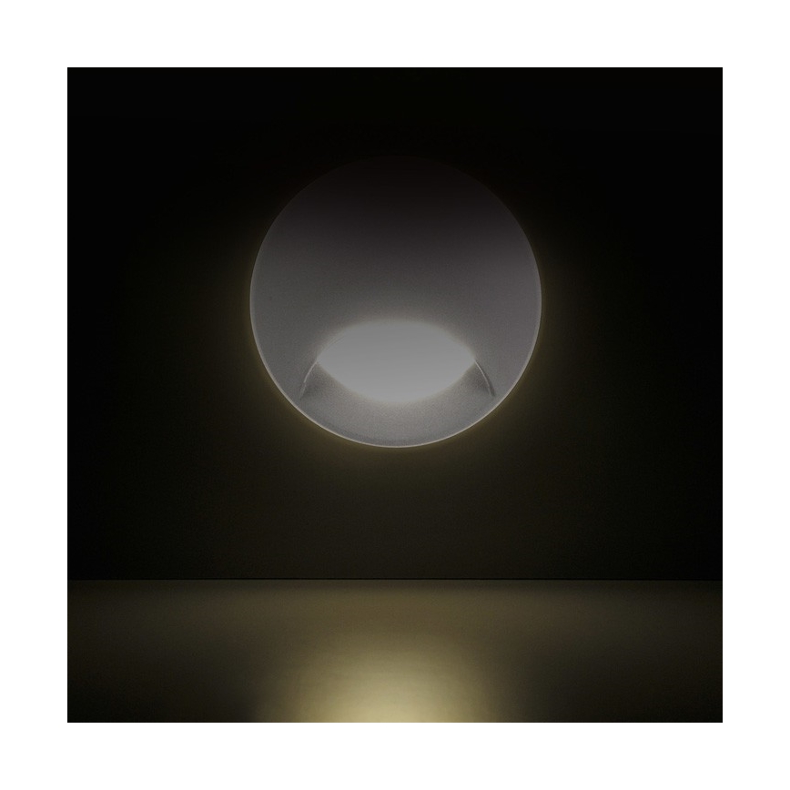 LED Екстериорна лампа за вграждане до стълбище Q1 LED/3W/230V IP44