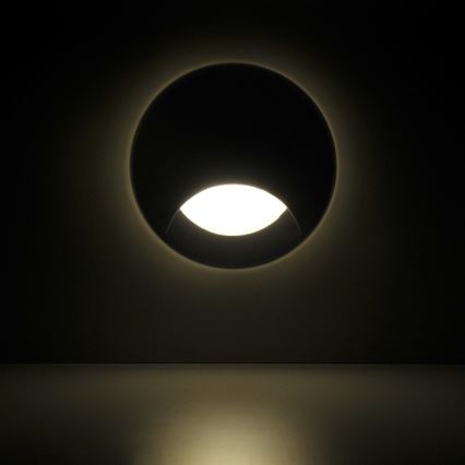 LED Екстериорна лампа за вграждане до стълбище Q1 LED/3W/230V IP44