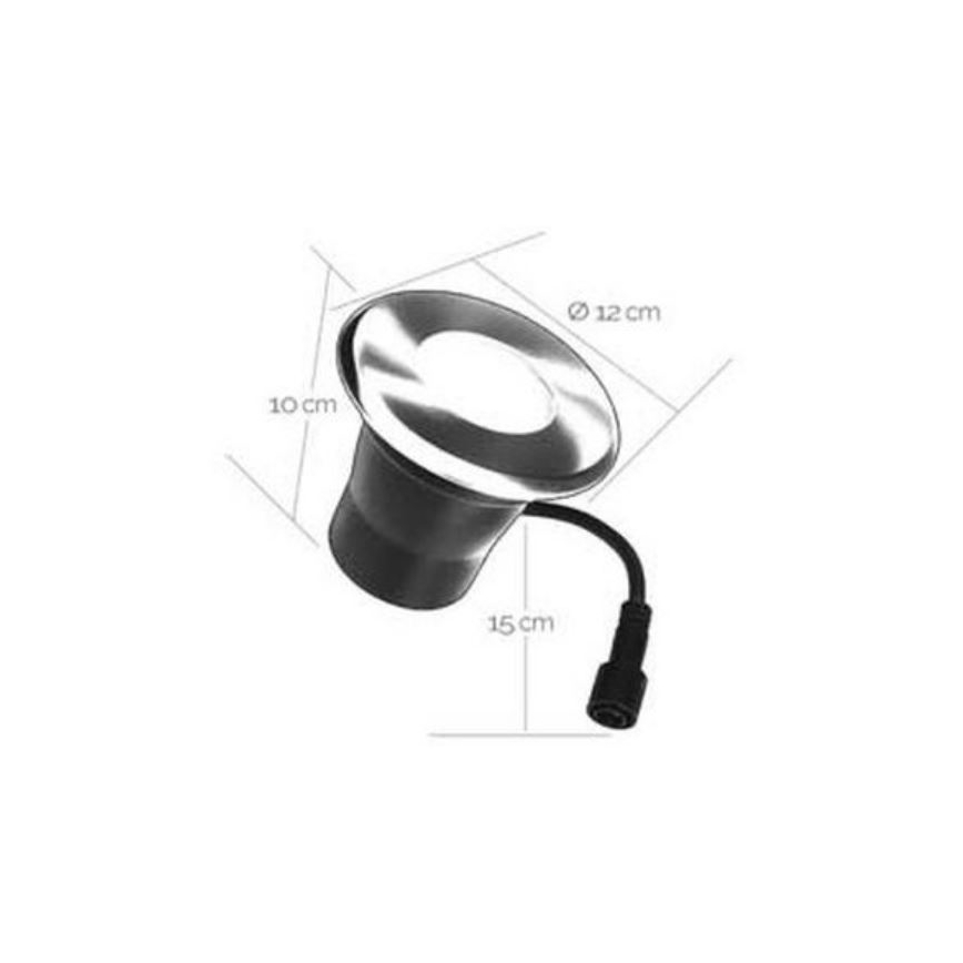 LED Екстериорна лампа за вграждане EASY CONNECT 1xGU10/4W/230V 3000K IP65 кръгла