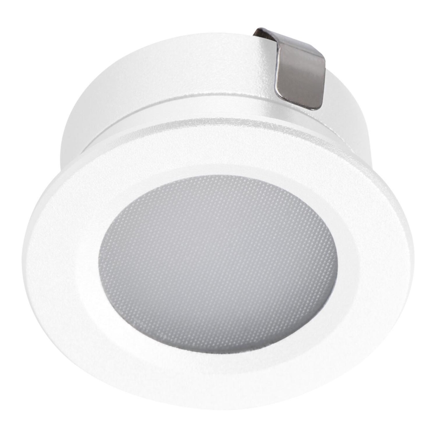 LED Екстериорна лампа за вграждане IMBER LED/1W/12V 3000K Ø 3 см 40 lm IP65 бял