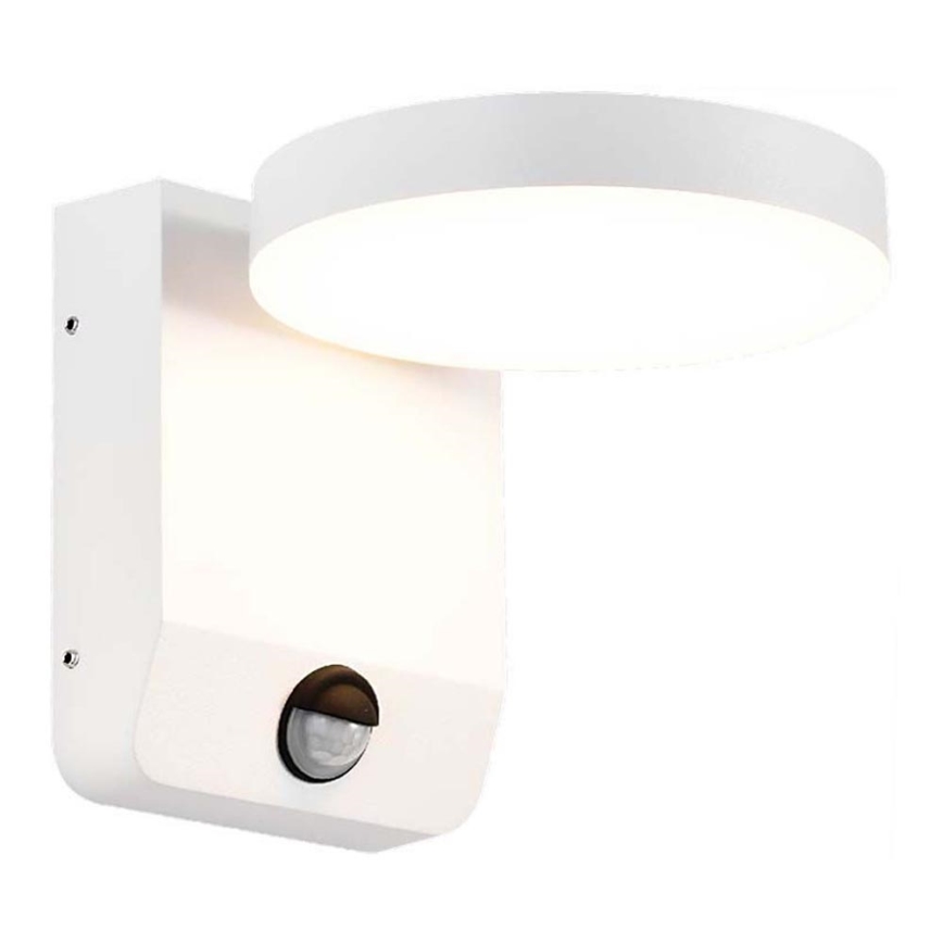 LED Екстериорна подвижна лампа за стена със сензор LED/17W/230V IP65 4000K бял