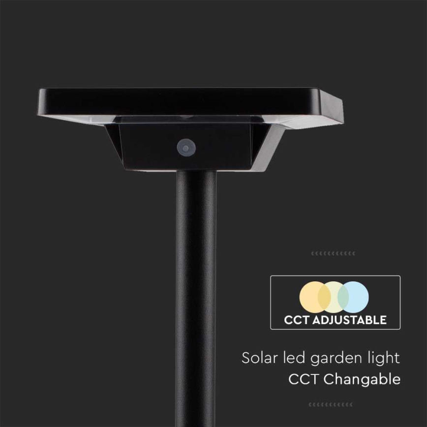 LED Екстериорна соларна лампа 2в1 LED/2W/3,7V IP65 3000/4000/6500K