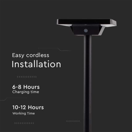 LED Екстериорна соларна лампа 2в1 LED/2W/3,7V IP65 3000/4000/6500K