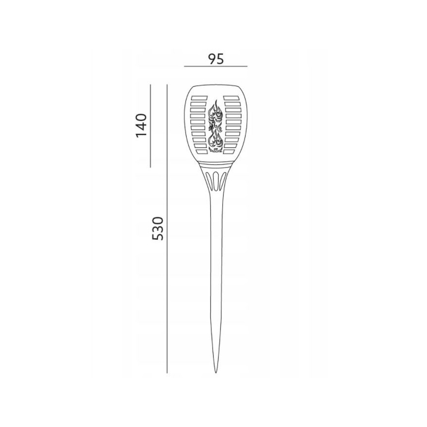 LED Екстериорна соларна лампа SPARKLE LED/0,12W/1,2V IP44 300 mAh