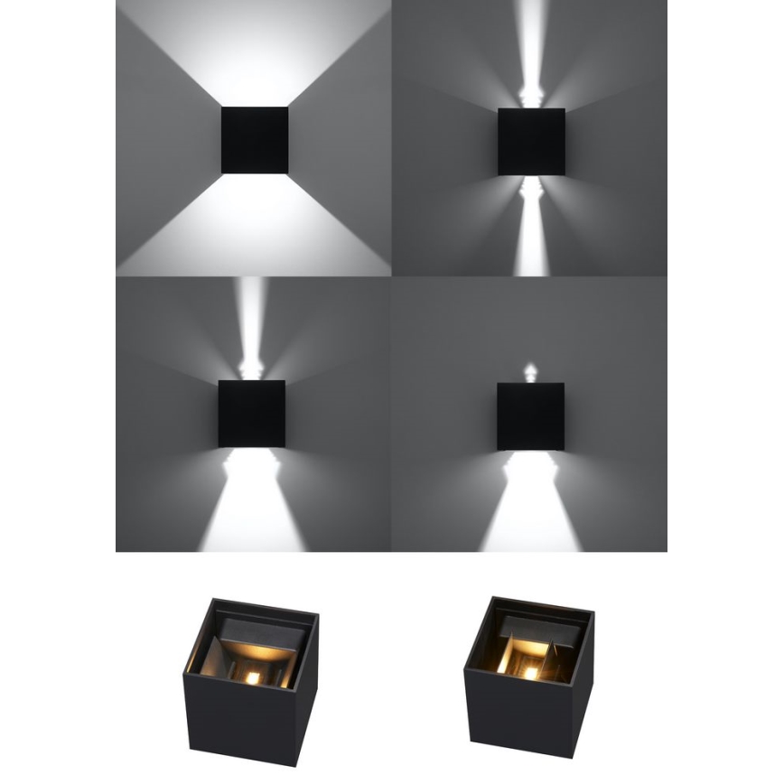 LED Екстериорна Стенна лампа LUCA LED/6W/230V IP54