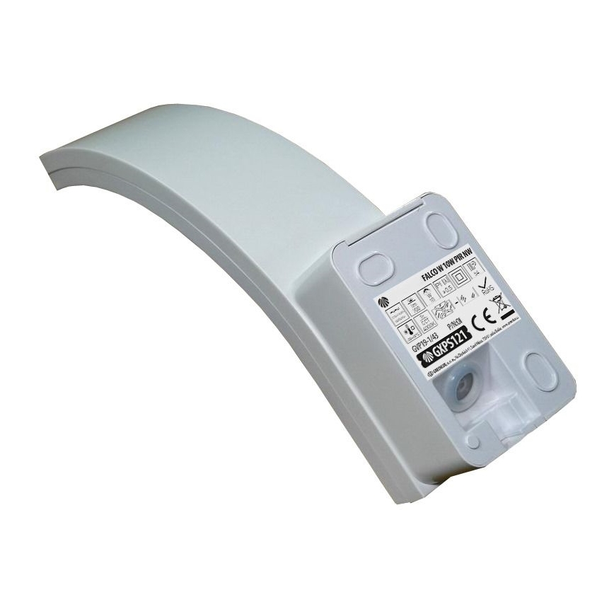 LED Екстериорна Стенна лампа със сензор LED/10W/230V IP54