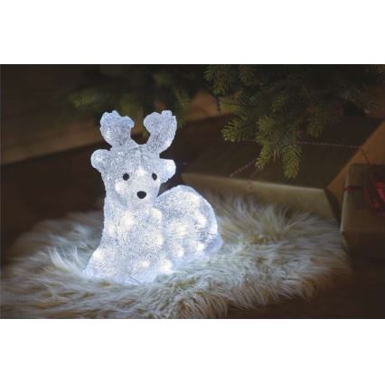 LED Екстериорна Коледна декорация 40xLED/2,1W/230V IP44 елен