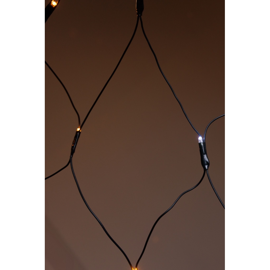 LED Екстериорна коледна завеса NET 240xLED/7,2W/230V 1,5x2 m IP44 топло бял