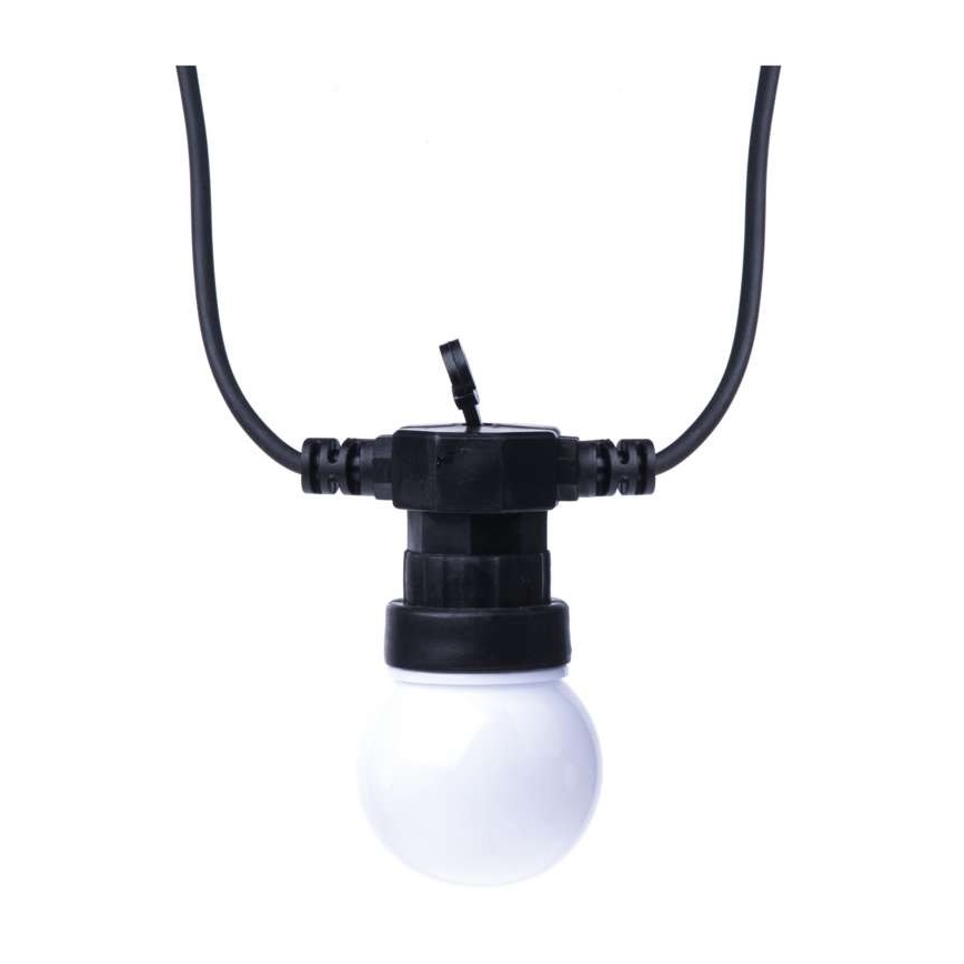 LED Екстериорни декоративни лампички 10xLED/10м IP44 бели