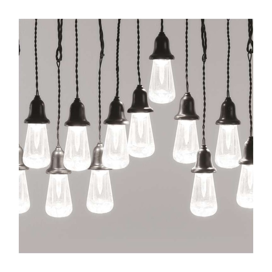 LED Екстериорни декоративни лампички 16xLED 8,6м IP44 студено бели