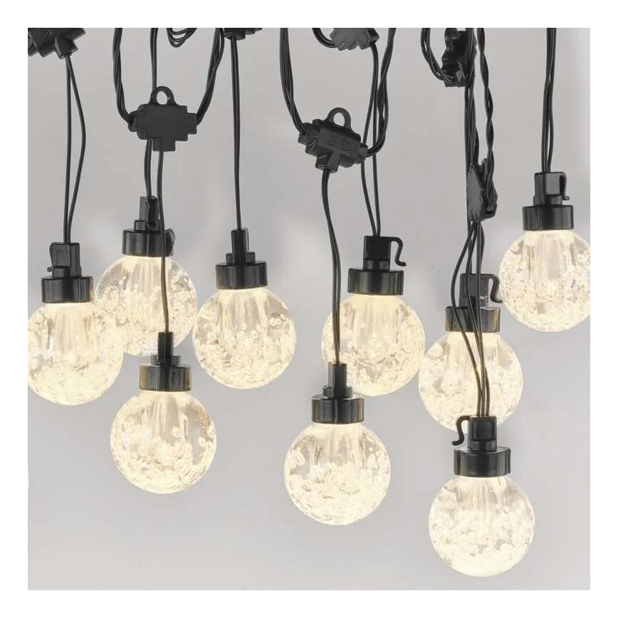 LED Екстериорни декоративни лампички 20xLED/12,6 м IP44 топло бял