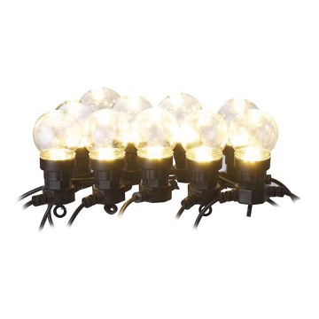 LED Екстериорни декоративни лампички 10xLED/10м IP44 прозрачни