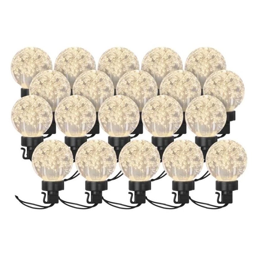 LED Екстериорни декоративни лампички 20xLED/12,6 м IP44 топло бял