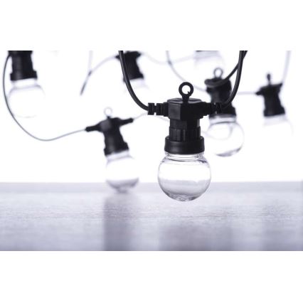 LED Екстериорни декоративни лампички 50xLED/10м IP44 прозрачни