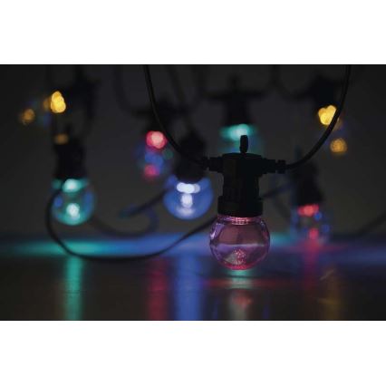 LED Екстериорни декоративни лампички 50xLED/10м IP44 прозрачни