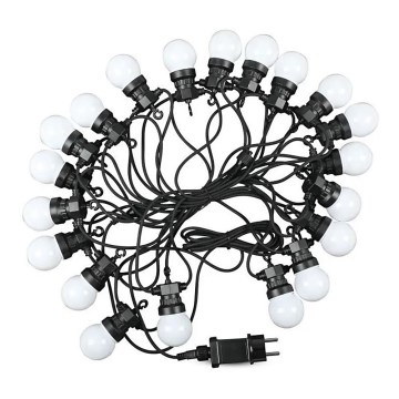 LED Екстериорни лампички STRING 10м 20xLED/0,5W/230V IP44 6000K