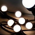 LED Екстериорни лампички EASY CONNECT 8xE27 5m IP44 топло бяло
