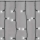 LED Екстериорни Коледни лампички 100xLED/1x2m IP44 студено бял