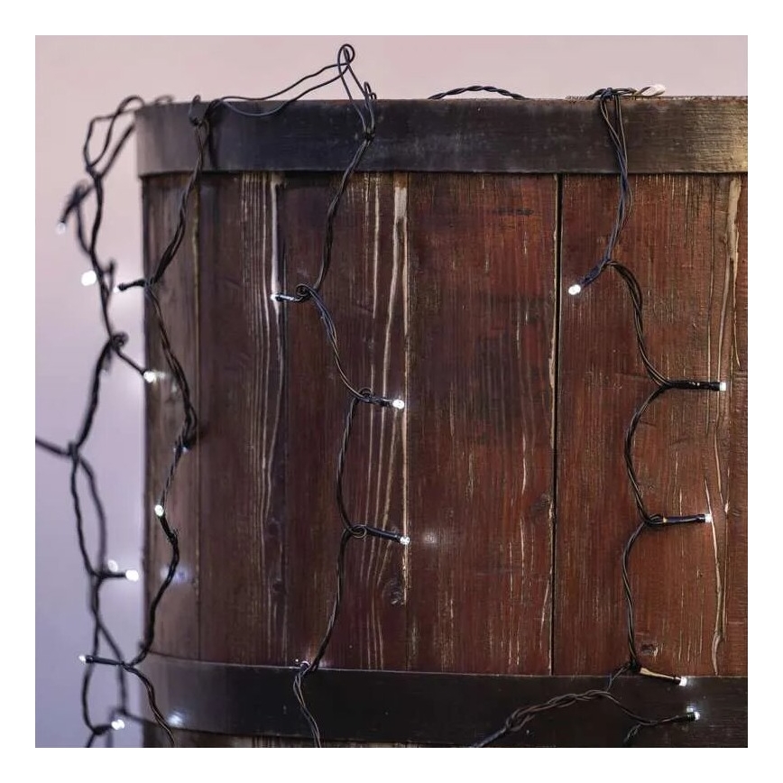 LED Екстериорни Коледни лампички 100xLED/1x2m IP44 студено бял