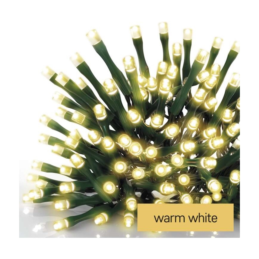 LED Екстериорни Коледни лампички 120xLED/8 режима 17м IP44 топло бяло