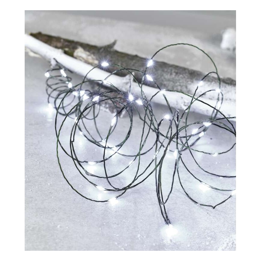 LED Екстериорни Коледни лампички 150xLED/20м IP44 студено бяло