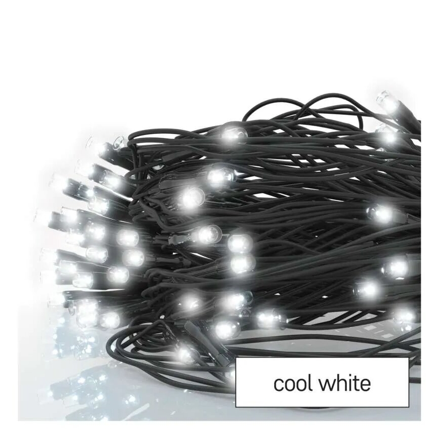 LED Екстериорни Коледни лампички 160xLED/2x1,5m IP44 студено бял