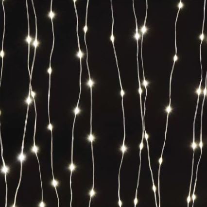 LED Екстериорни Коледни лампички 180xLED/8 функции 6,7 м IP44 топло бели