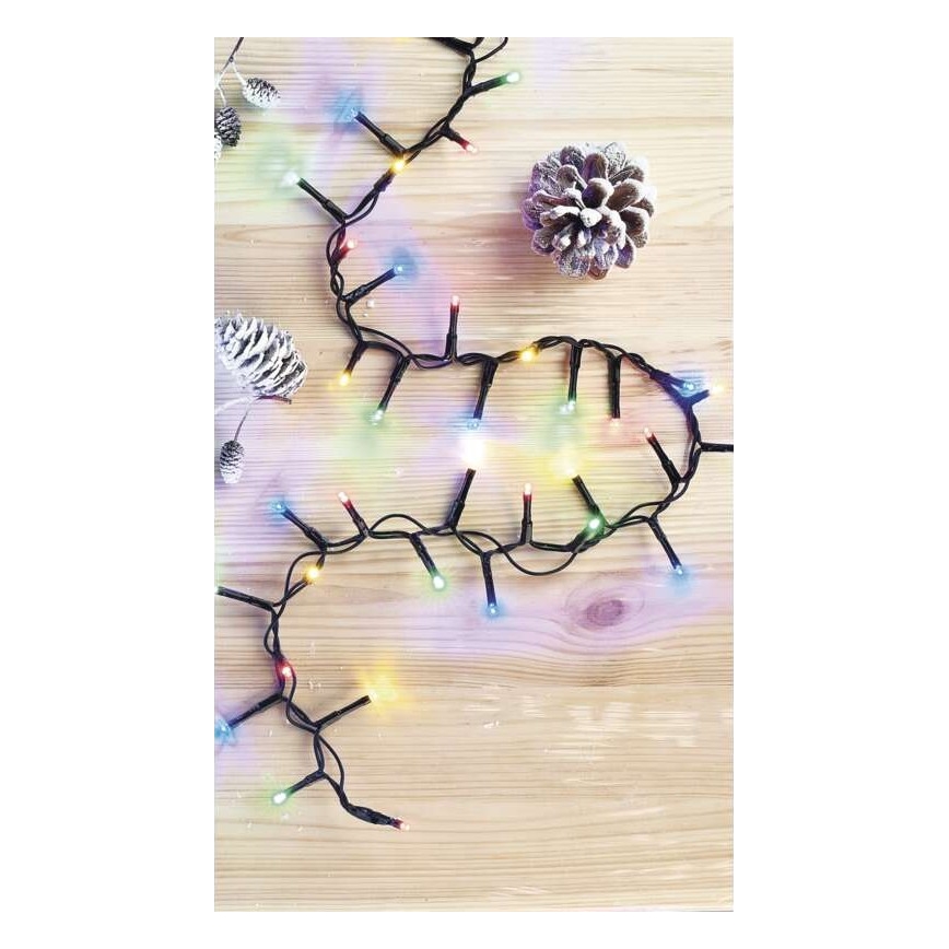 LED Екстериорни Коледни лампички 300xLED/11м IP44 многоцветни