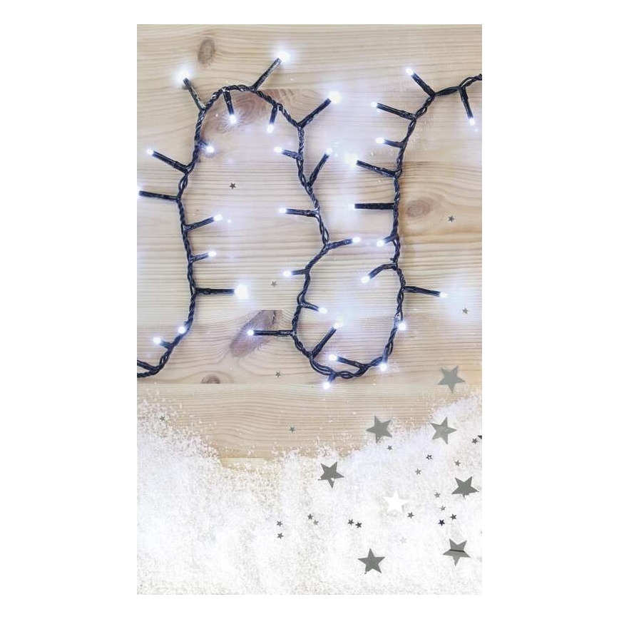 LED Екстериорни Коледни лампички 300xLED/11м IP44 студено бяло