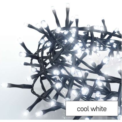 LED Екстериорни Коледни лампички 300xLED/11м IP44 студено бяло