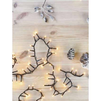 LED Екстериорни Коледни лампички 300xLED/11м IP44 винтидж