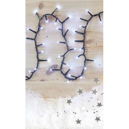 LED Екстериорни Коледни лампички 400xLED/13м IP44 студено бяло