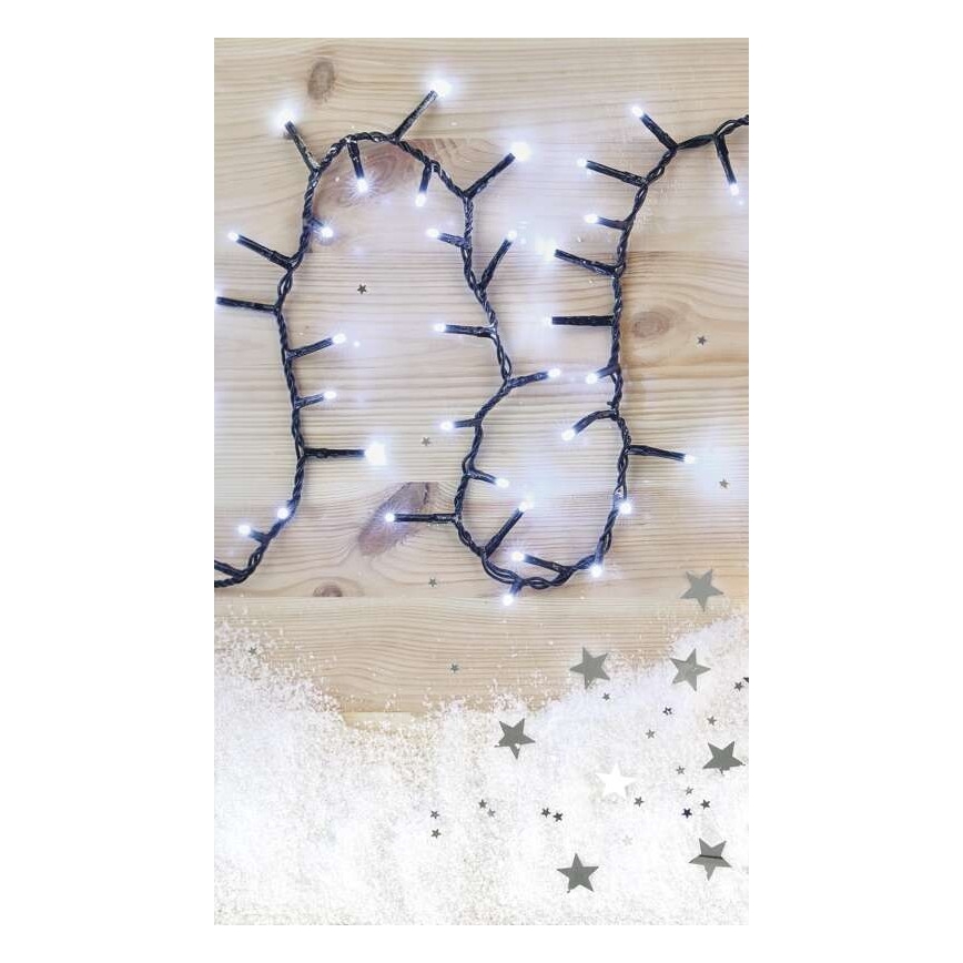 LED Екстериорни Коледни лампички 400xLED/13м IP44 студено бяло