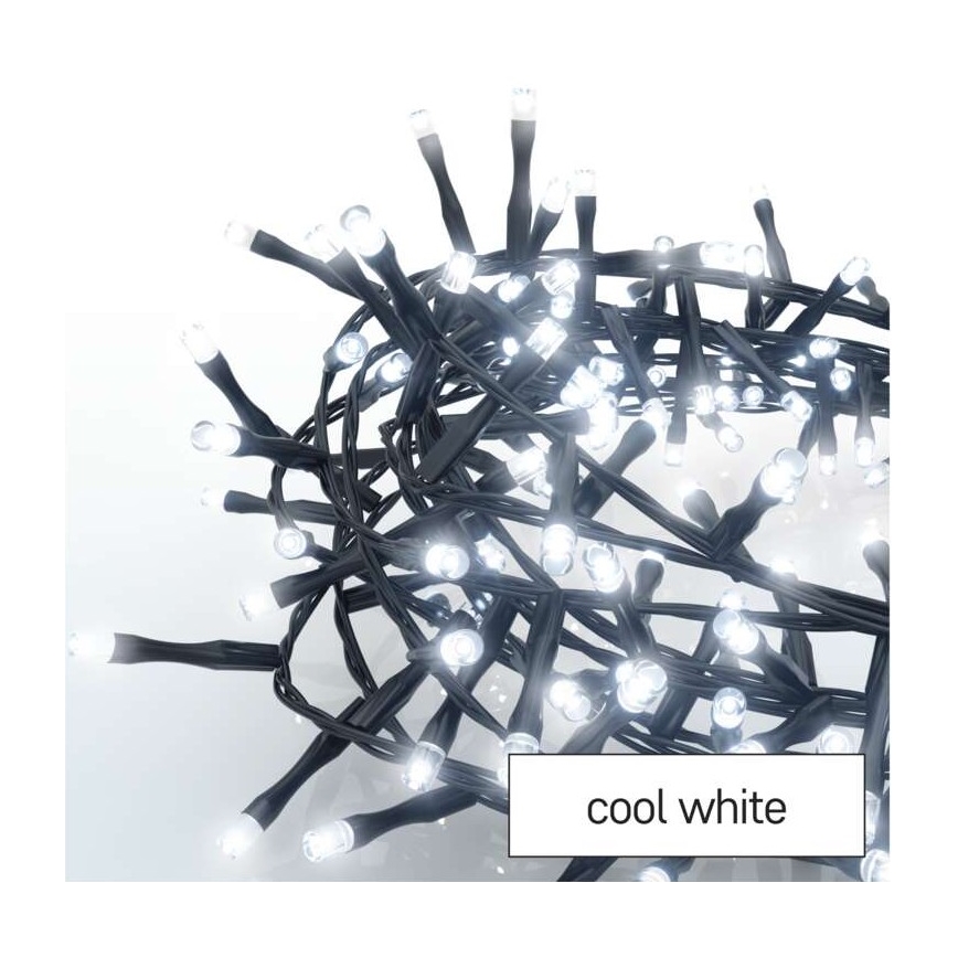 LED Екстериорни Коледни лампички 400xLED/13м IP44 студено бяло