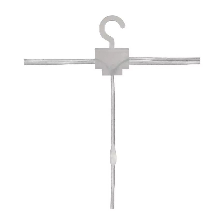 LED Екстериорни Коледни лампички 400xLED/8 функции 7,9 м IP44 топло бели