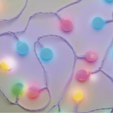 LED Екстериорни Коледни лампички 40xLED/9м IP44 многоцветни