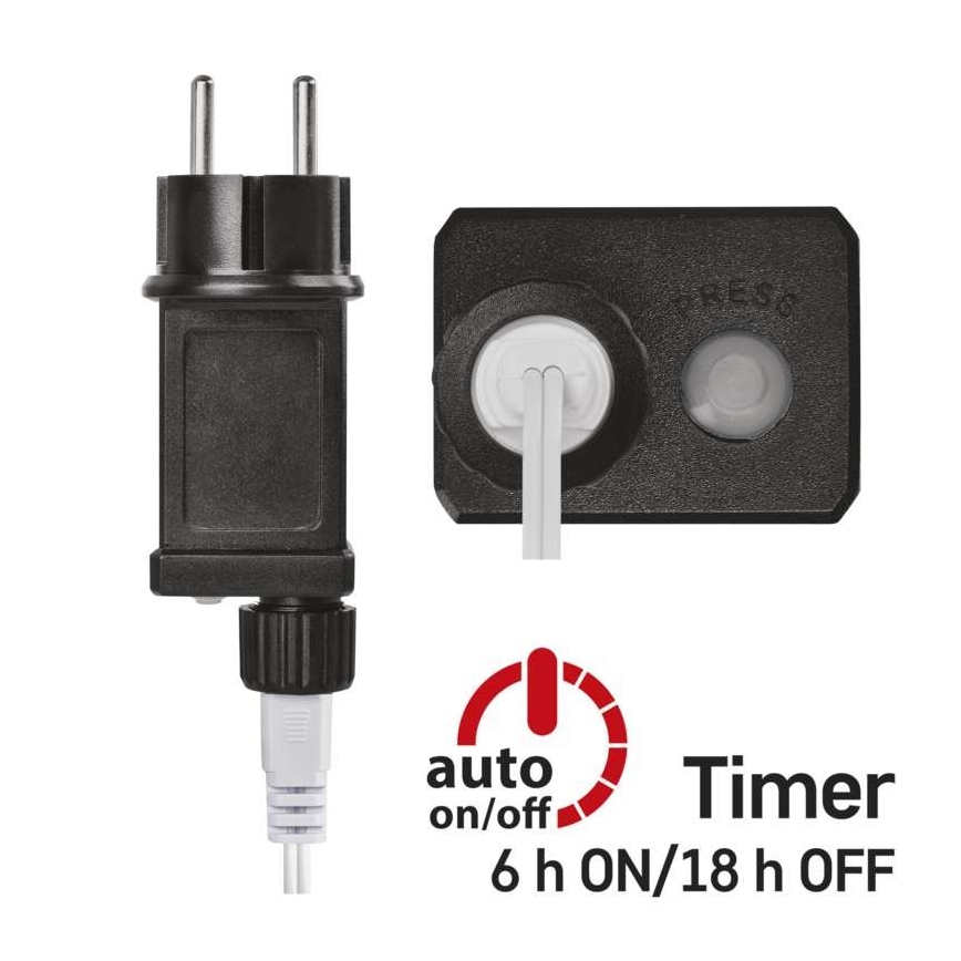 LED Екстериорни Коледни лампички 40xLED/9м IP44 многоцветни