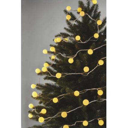 LED Екстериорни Коледни лампички 40xLED/9м IP44 топло бели