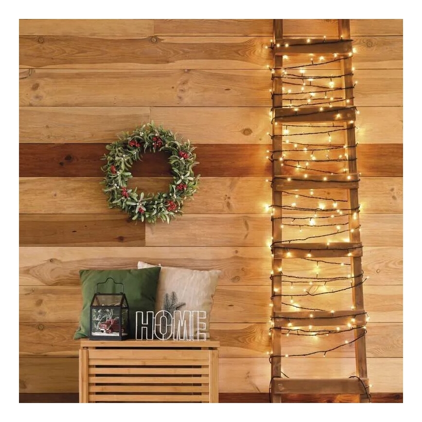 LED Екстериорни Коледни лампички 50xLED/5m IP44 топло бял