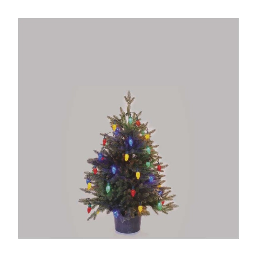 LED Екстериорни Коледни лампички 50xLED/8 режима 14,8м IP44 многоцветни