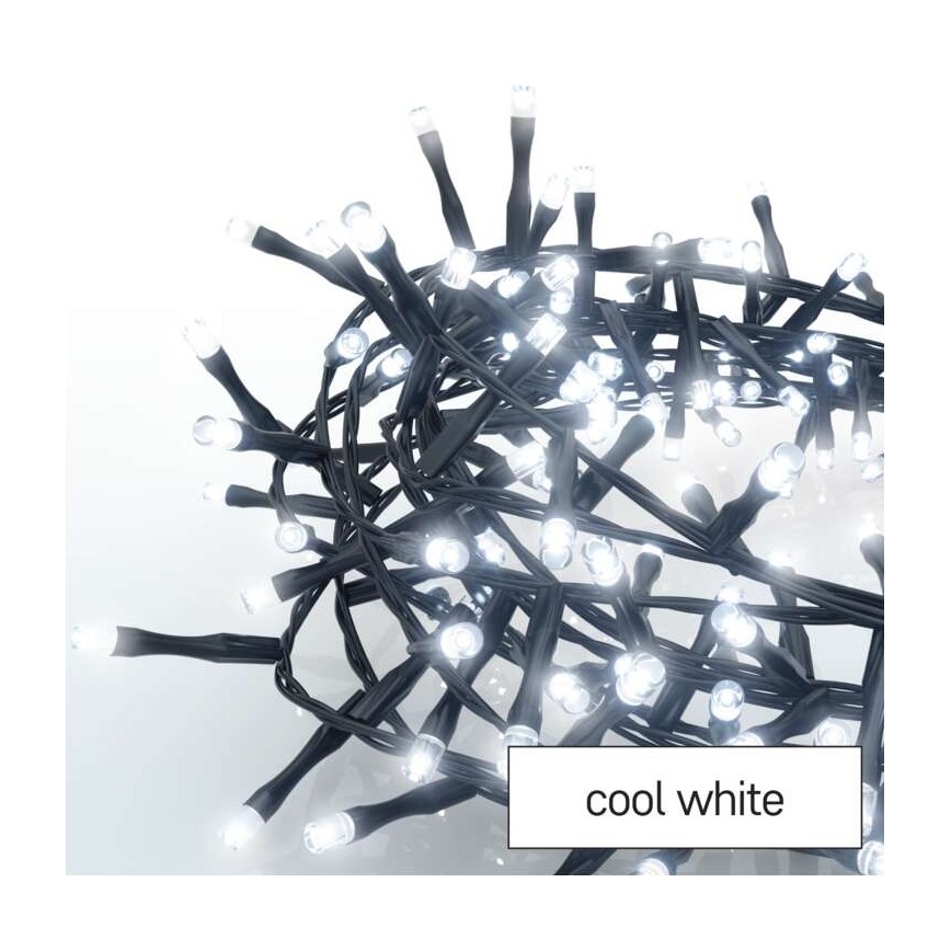 LED Екстериорни Коледни лампички 600xLED/17м IP44 студено бяло