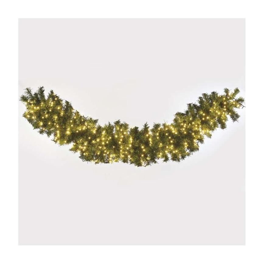 LED Екстериорни Коледни лампички 600xLED/17м IP44 топло бяло