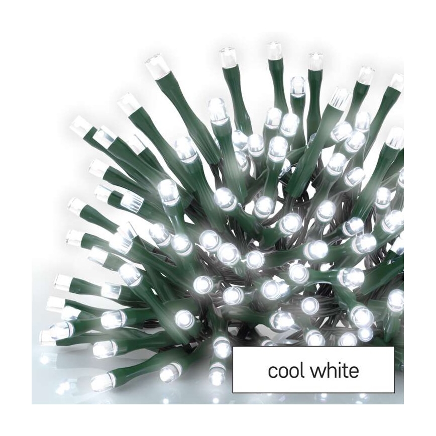 LED Екстериорни Коледни лампички 600xLED/8 режима 15м IP44 студено бели