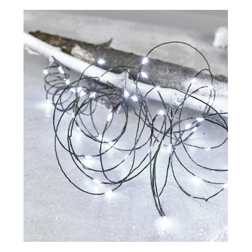 LED Екстериорни Коледни лампички 75xLED/12,5м IP44 студено бяло