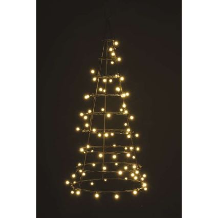 LED Екстериорни Коледни лампички CHAIN 80xLED 13м IP44 топло бяло